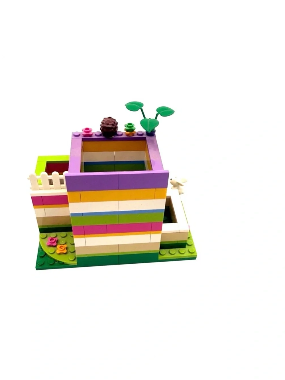 Lego FRIENDS Set 40080 FRIENDS PENCIL HOLDER Pets RETIRED EUC - Desk Organizer